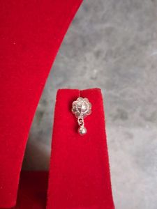 Silver Flower Drop Earrings 92.5 Hallmark