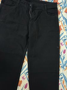 Classic Black Straight Leg Jeans