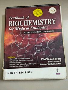 Biochemistry Textbook for Medical Students 9th Edi