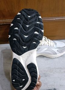 Puma White-Grey Sneakers