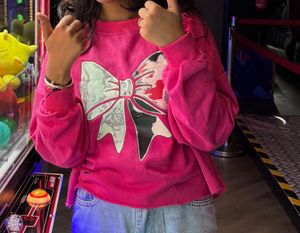 Pink Bow Sweatshirt