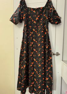 Black Floral Dress