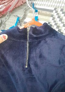 on sale!!! velvet blue dress