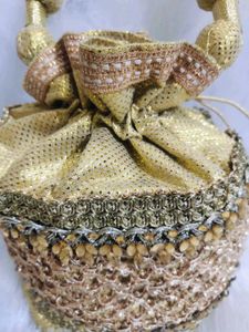Golden Potali Bag