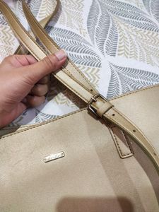 Golden Tote Bag