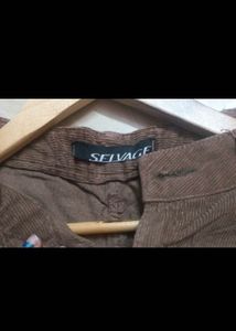 Brown Casual Shorts