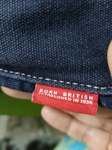 Kangol Blue Denim Tote Bag