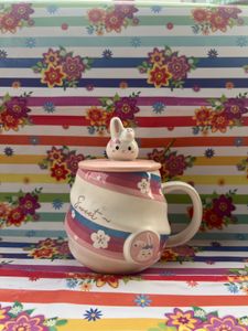 Bunny Mug with Lid & Spoon