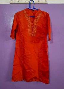 Orange Kurti