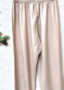 Beige Casual Pants