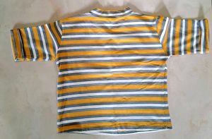 Striped Graphic Tee