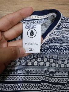 Mineral Blue &amp; White Sleeveless Maxi Kurta 👗