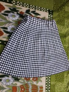Gingham Mini Skirt