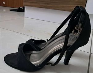 Black Heeled Sandals