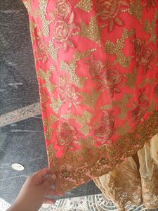 Beautiful Pink &amp; Cream Sharara
