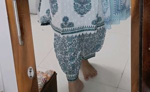 Printed Kurta Set Afghani salvar
