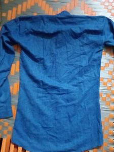 Blue shirt formal shir
