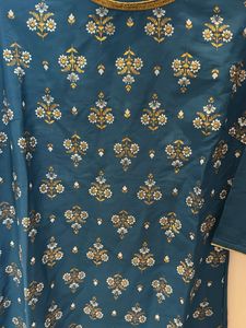 Blue Printed Kurta