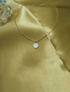 Clock Charm Necklace