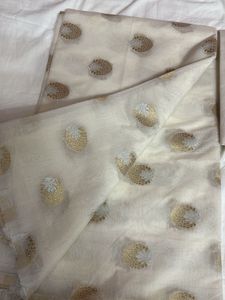 Unstitched banarasi Dress Material