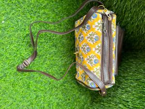 Floral Print Satchel