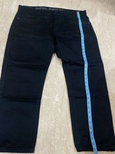 Jack &amp; Jones Polo T Shirt- Black Denim Jeans Combo