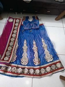 Colorful Embellished Lehenga Skirt