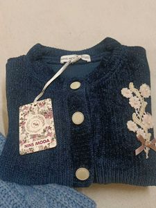 Girls&#39; Knitted Sweater Set combo