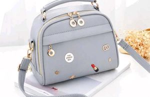 Chic Grey Crossbody Bag