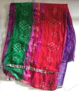 Colorful Bandhani Print Dupatta