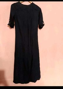 Zudio Navy Blue Cotton Kurta