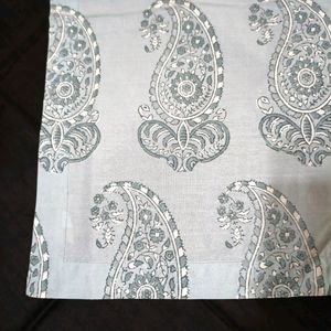 7 Piece Blue Paisley Print Table Napkins Set