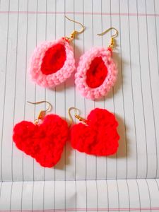 Crochet Earrings combo of 2