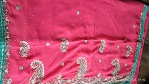 Elegant Pink Saree