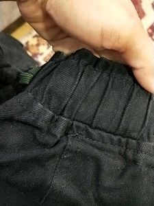 Black Cargo Joggers
