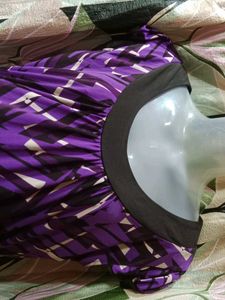 Purple Patterned Top