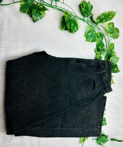 Black Wash Denim Jeans