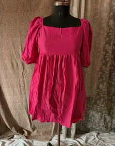 Pink Flared Dress 💗