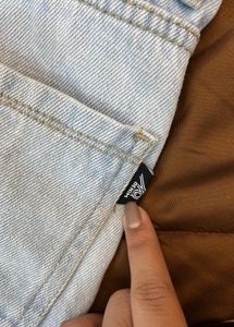 Sky Blue High Waist Denim Jeans