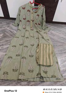Katha Work Kurti Pant