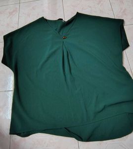 Green Net Top