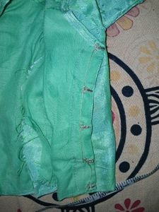 Mint Green Sari Blouse