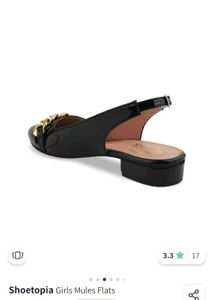 Black Slingback Flats
