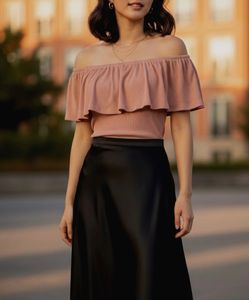 Off-Shoulder Ruffle Top