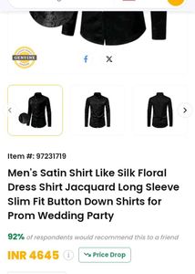 ZODI Printed Black Shirt