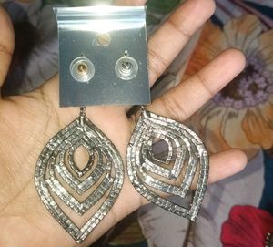 Black Dangle Earrings