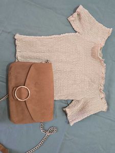 Cute Top & Bag Combo