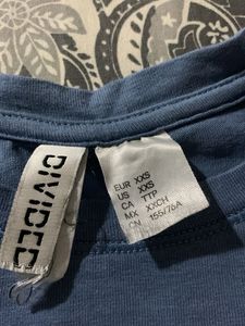 Blue H&amp;M Divided Tee