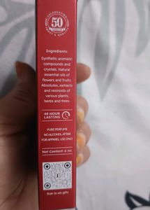 Unused Red Rose Pocket Scent , Alcohol Free