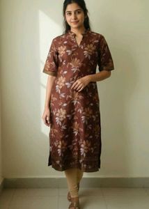 Floral Print Kurta